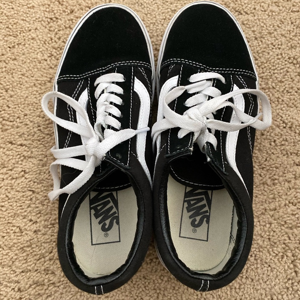 Women’s platform vans size 7